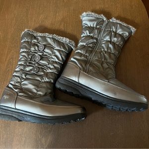Tote's sturgis boots waterproof faux fur lined gray size 10